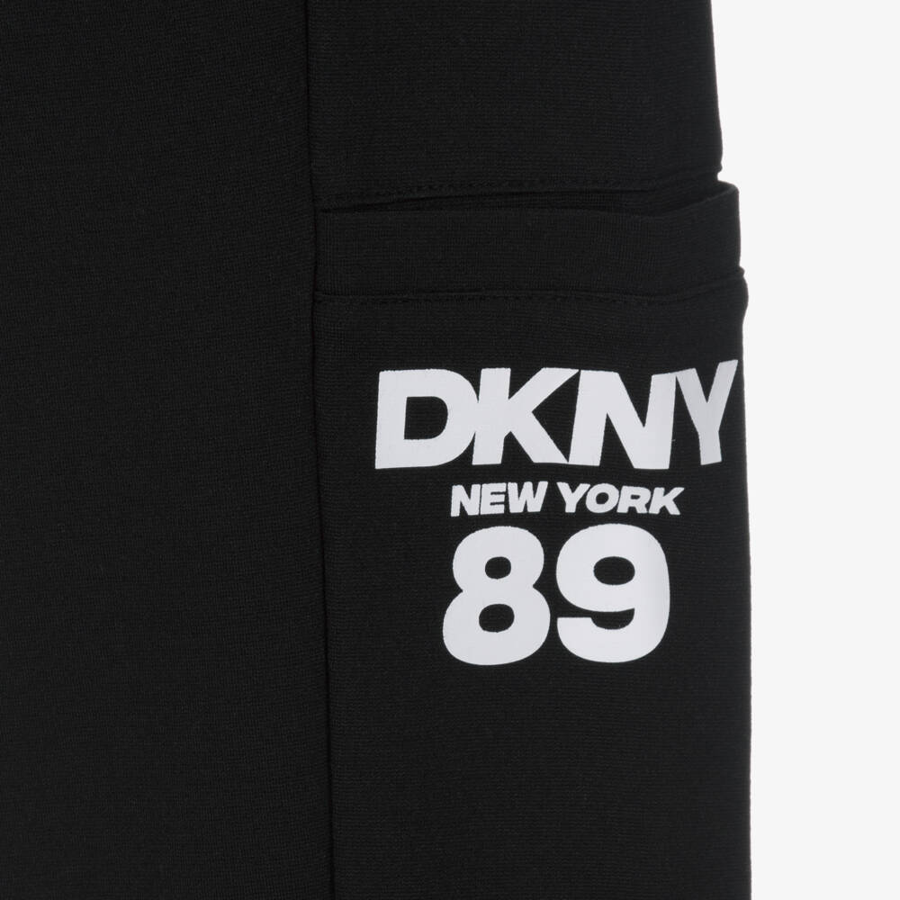DKNY-Black Logo Joggers | Childrensalon Outlet