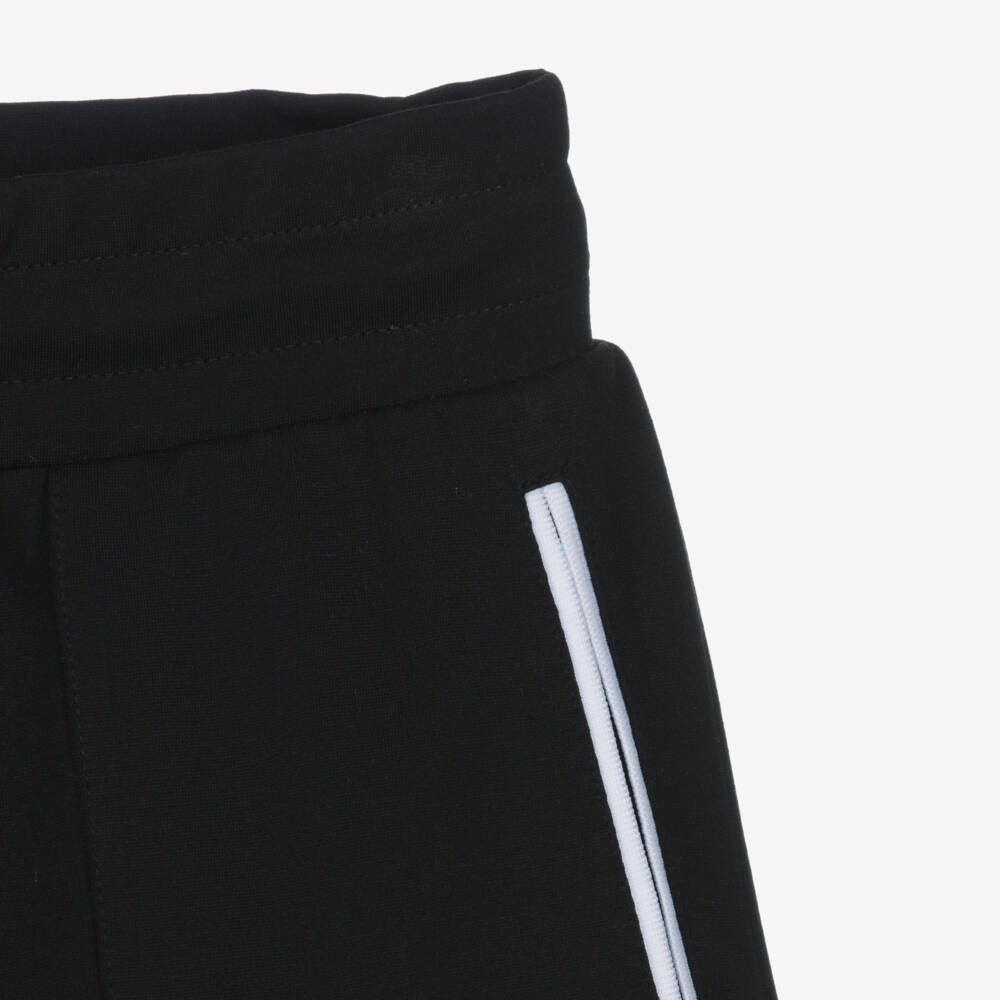 DKNY-Black Logo Shorts | Childrensalon Outlet