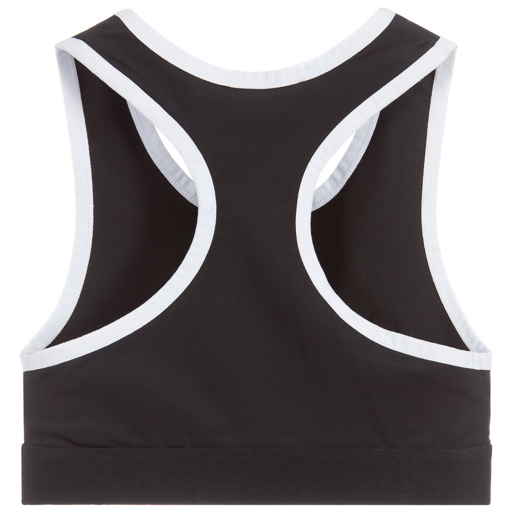 DKNY-توب رياضة كروب لون أسود وأبيض للبنات | Childrensalon Outlet