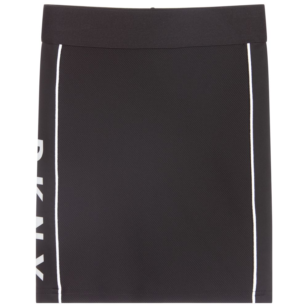 DKNY - تنورة جيرسي لون أسود و ابيض | Childrensalon