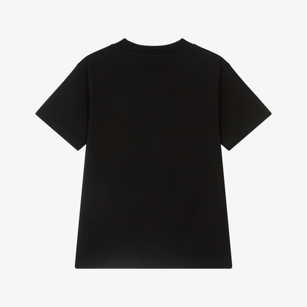 DKNY-Black Logo Ss Tee | Childrensalon Outlet