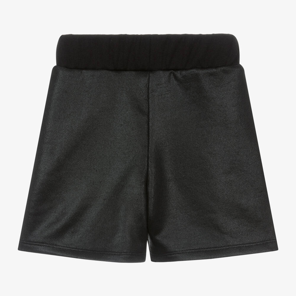 DKNY-شورت بطبعة NYC قطن جيرسي لون أسود | Childrensalon Outlet