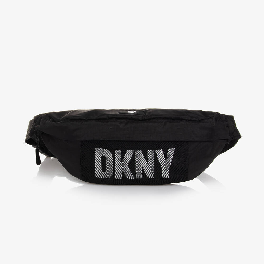 DKNY - Black Ripstop Belt Bag (25cm) | Childrensalon