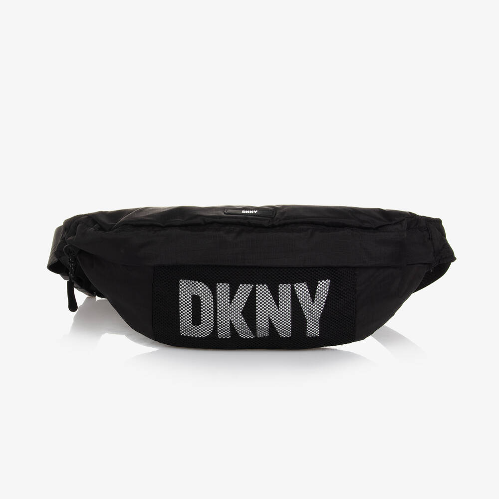 DKNY - Sac banane noir Ripstop (25 cm) | Childrensalon