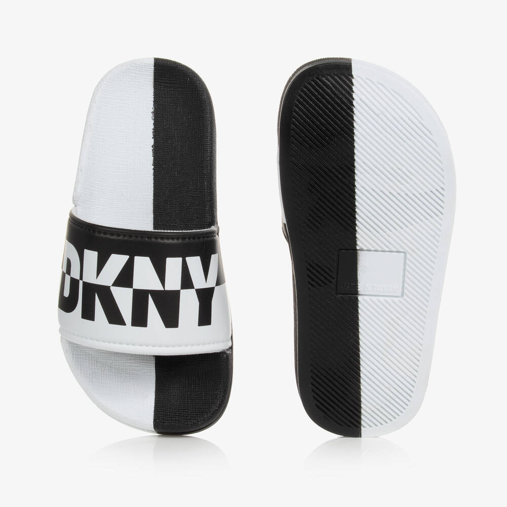 Dkny slides white hot sale