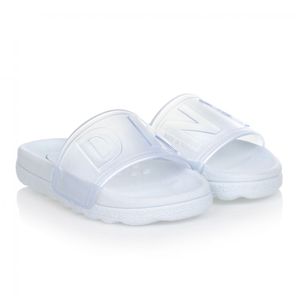 DKNY - Blaue Pantoletten | Childrensalon