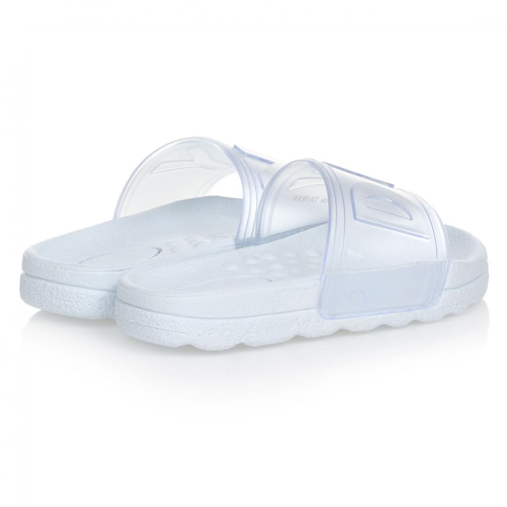 دكني-شبشب سلايدرز مطاط لون أزرق للبنات | Childrensalon Outlet