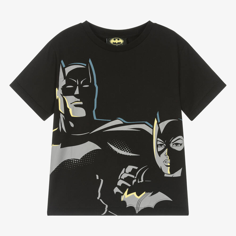 DKNY - T-shirt noir en coton Batman garçon | Childrensalon