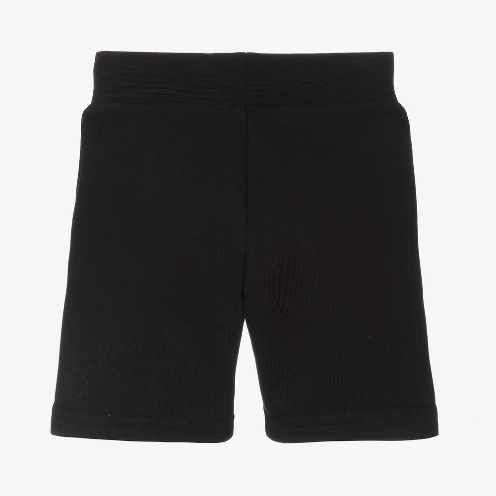 DKNY-شورت قطن جيرسي لون أسود للأولاد | Childrensalon Outlet