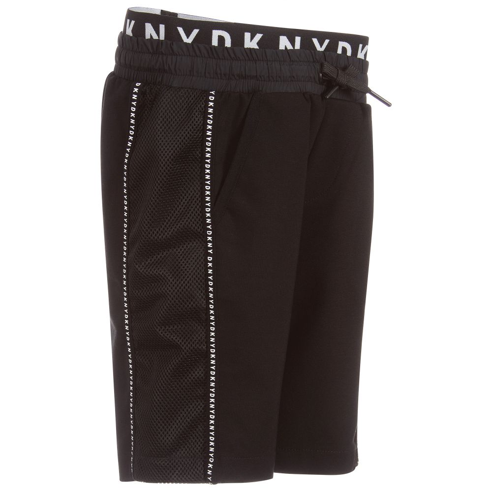 Boys black jersey shorts clearance