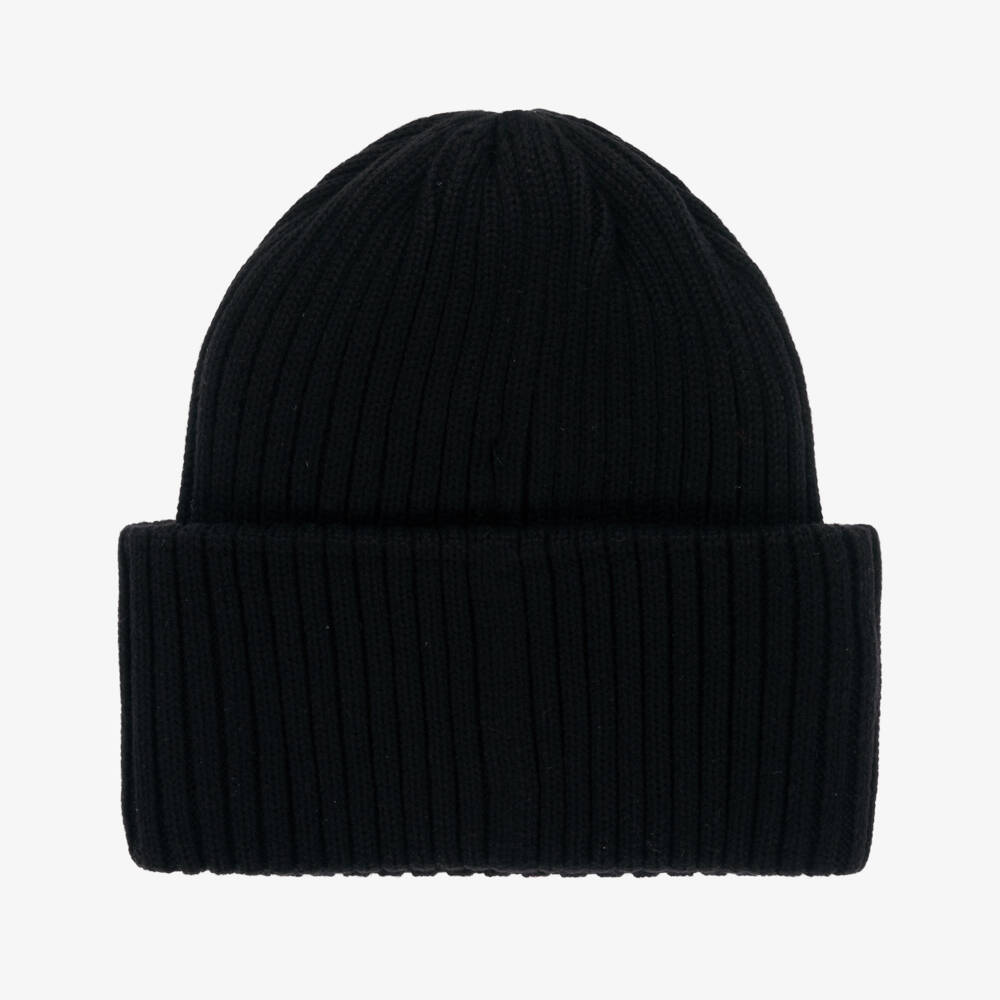 DKNY-قبعة بيني مضلعة لون أسود | Childrensalon Outlet