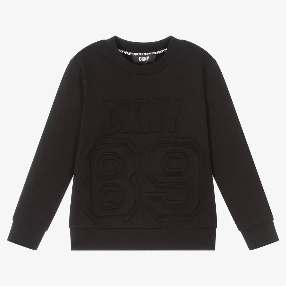 DKNY - Schwarzes Sweatshirt (J) | Childrensalon