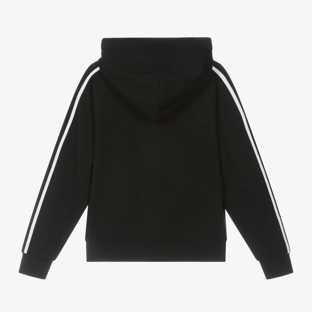 DKNY-Boys Black Logo Zip Hoodie | Childrensalon Outlet