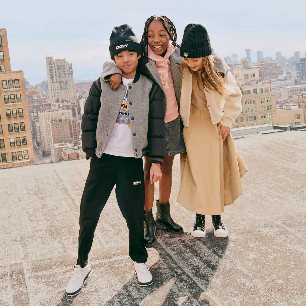 DKNY-Брюки из черного миланского трикотажа для мальчиков | Childrensalon Outlet