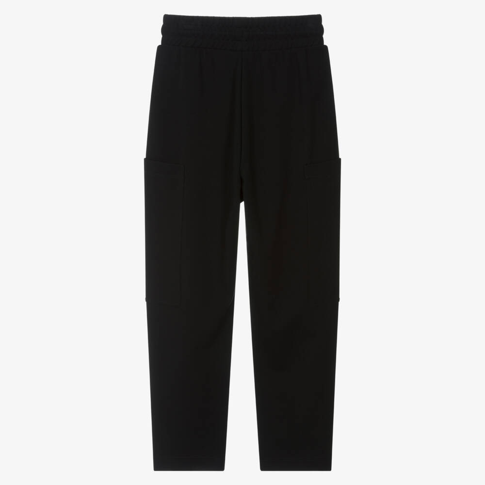 DKNY-Брюки из черного миланского трикотажа для мальчиков | Childrensalon Outlet