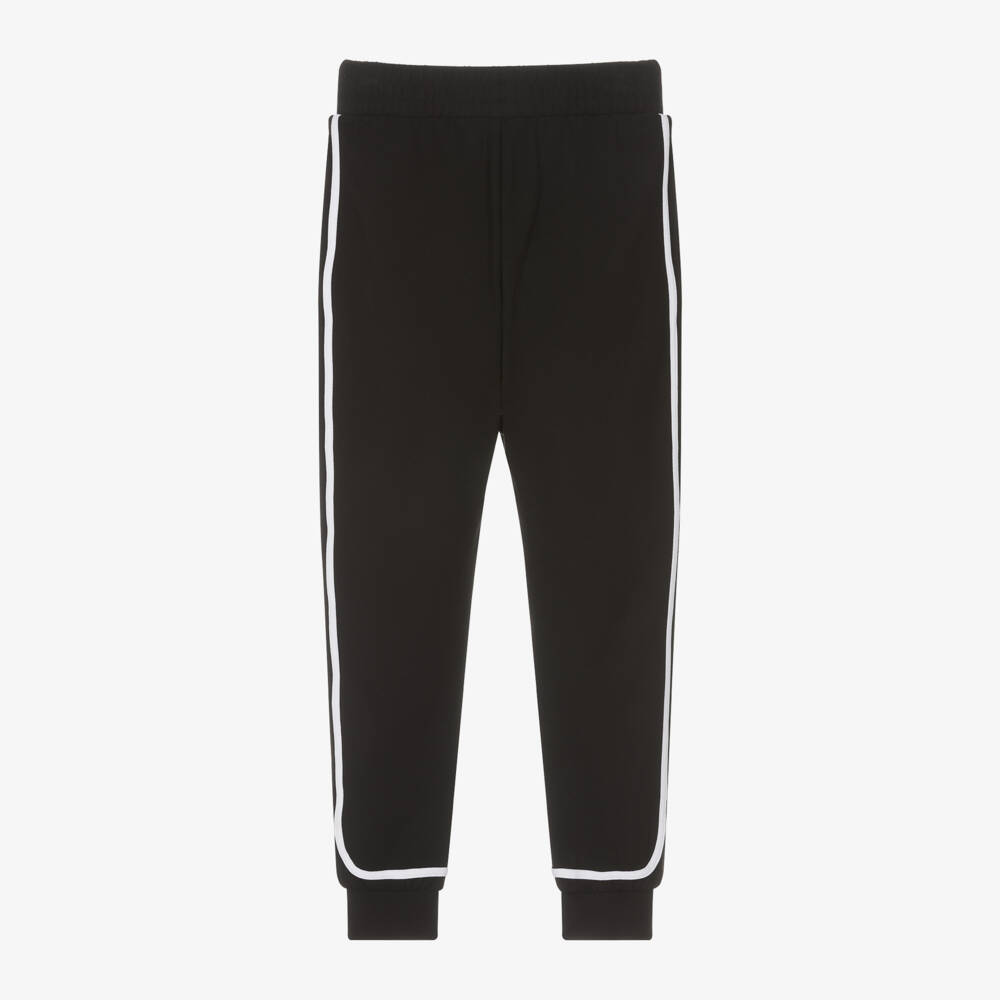DKNY-Boys Black Sporty Joggers | Childrensalon Outlet