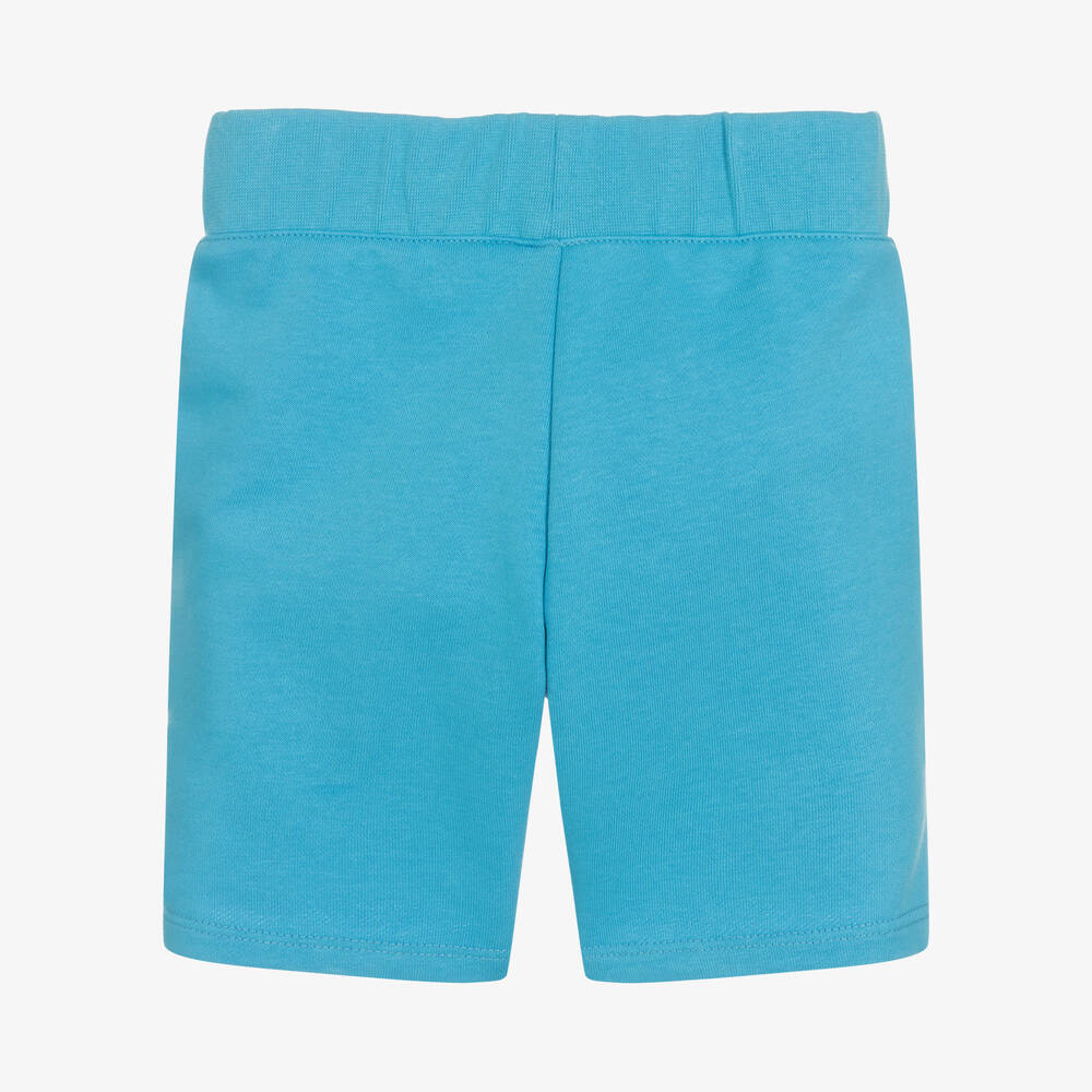 DKNY-شورت قطن جيرسي لون أزرق للأولاد | Childrensalon Outlet