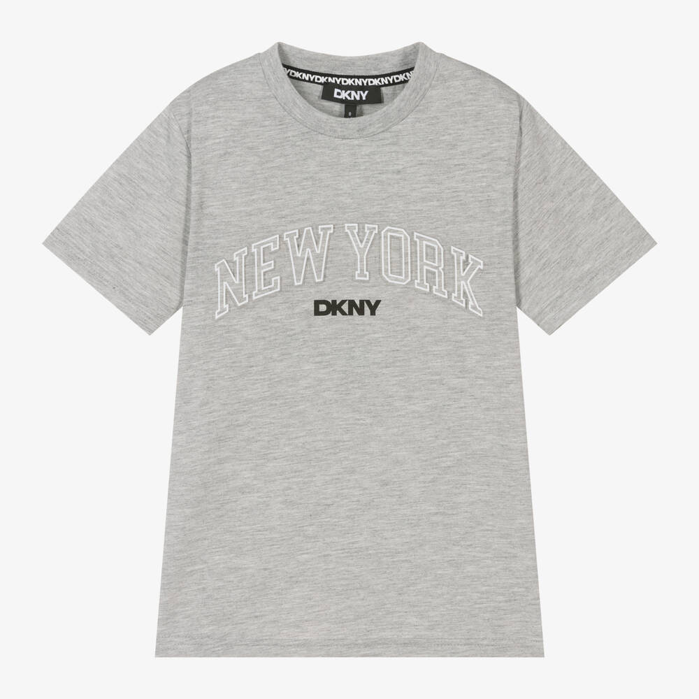 DKNY-Boys Charcoal NYC Tee | Childrensalon Outlet