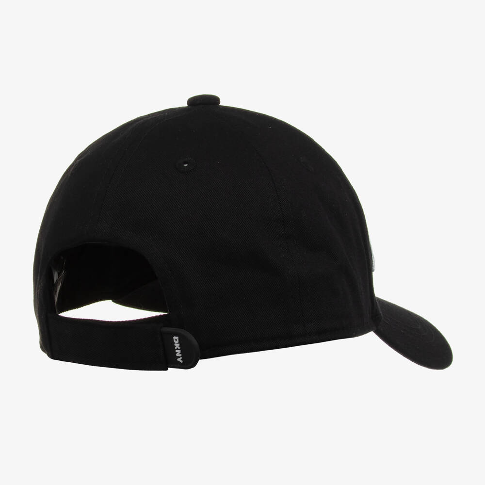 DKNY-Boys Classic Black Canvas Hat | Childrensalon Outlet