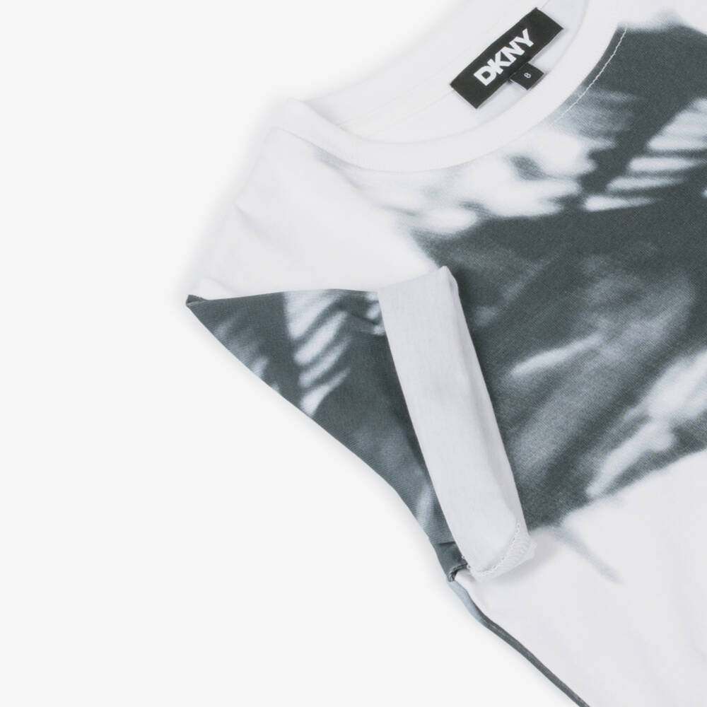DKNY-Boys Cotton Tee with Urban Print | Childrensalon Outlet
