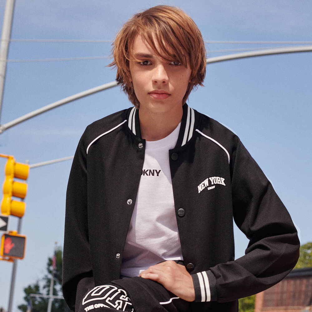 DKNY-Boys Crisp Cotton Tee | Childrensalon Outlet