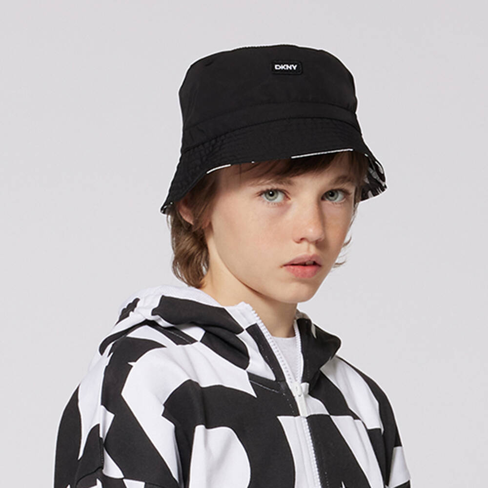 DKNY-Boys Dual-Tone Reversible Hat | Childrensalon Outlet
