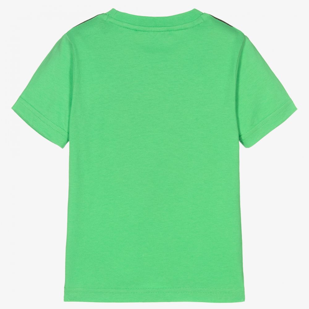 DKNY-Boys Green Cotton T-Shirt | Childrensalon Outlet