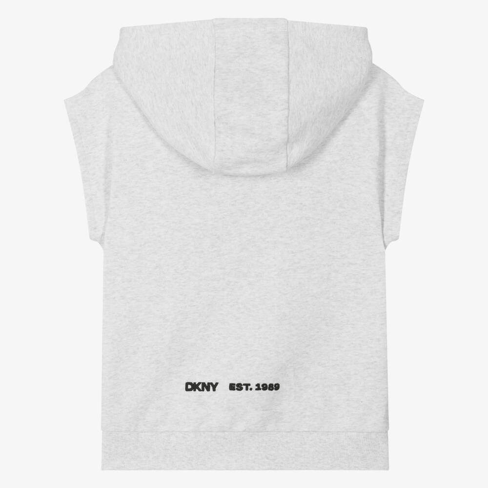 DKNY-Серая вязаная толстовка на молнии для мальчиков | Childrensalon Outlet