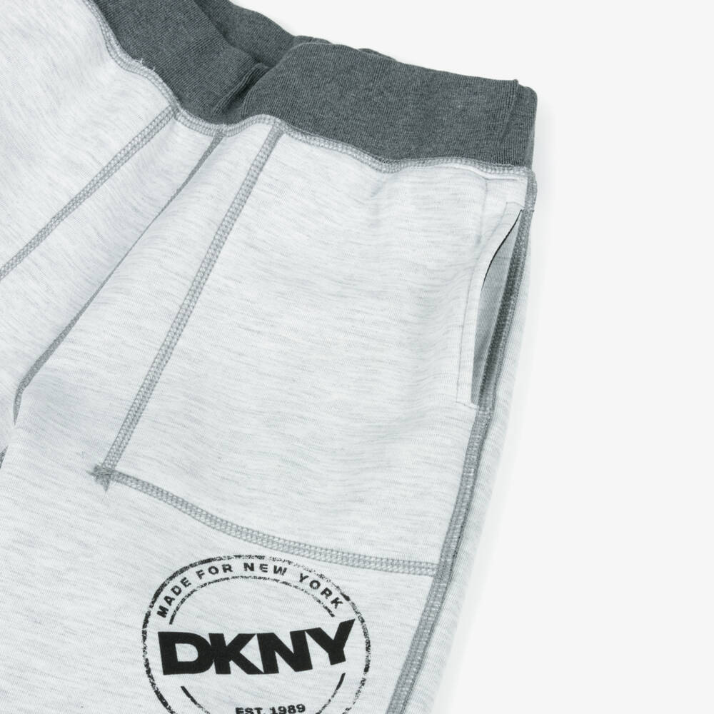 DKNY-بنطلون رياضي رمادي متعدد الاستخدامات للأولاد | Childrensalon Outlet