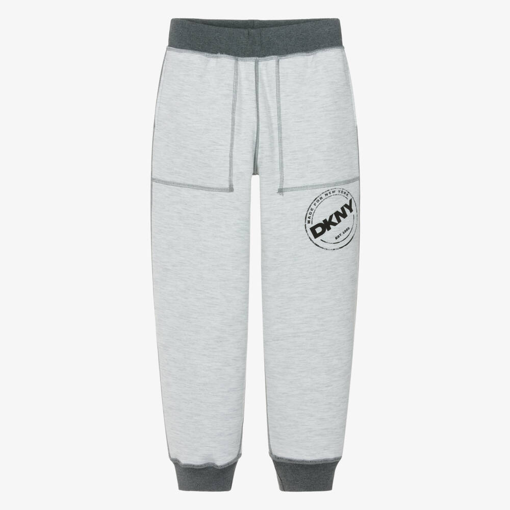 DKNY-بنطلون رياضي رمادي متعدد الاستخدامات للأولاد | Childrensalon Outlet
