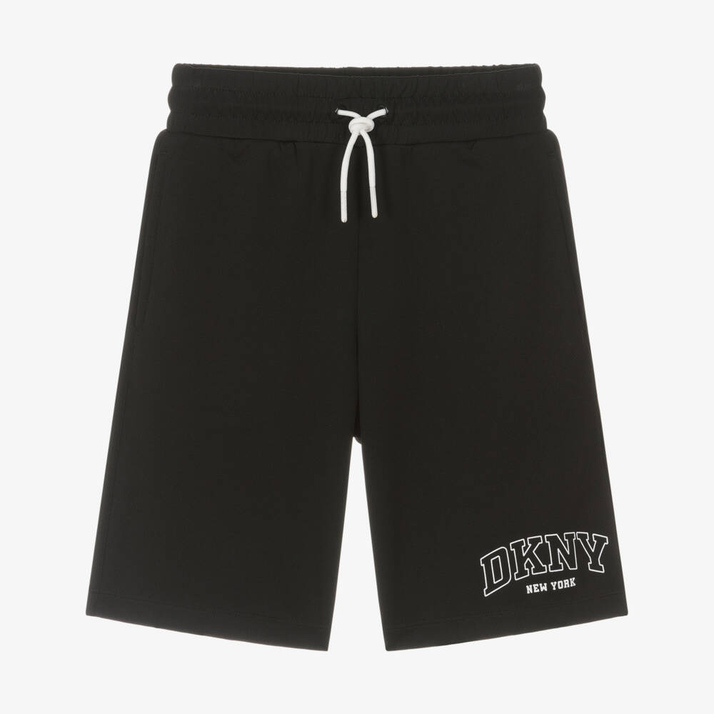 DKNY-شورت رياضي أنيق أسود للأولاد | Childrensalon Outlet