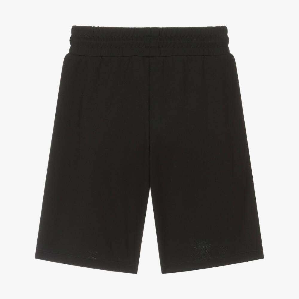 DKNY-Boys Sleek Black Athletic Shorts | Childrensalon Outlet