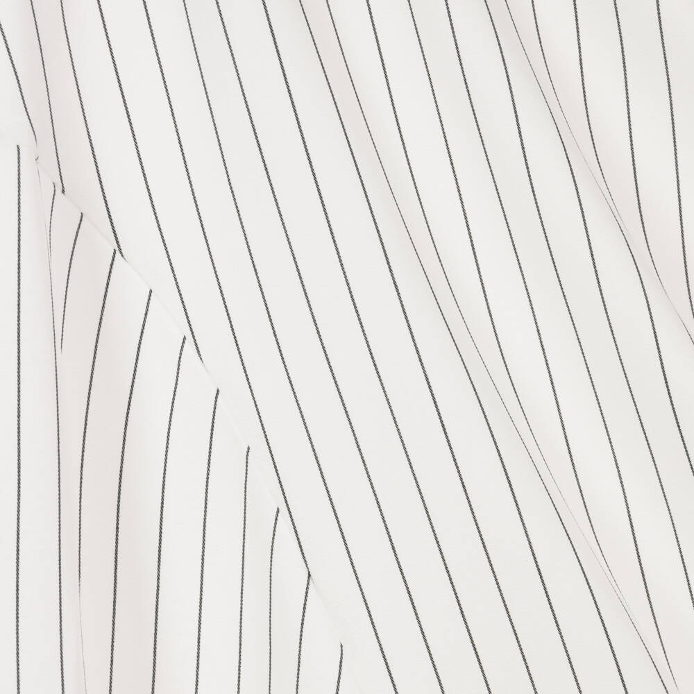 DKNY-فستان للبنات بحافة غير متساوية ومخططة | Childrensalon Outlet