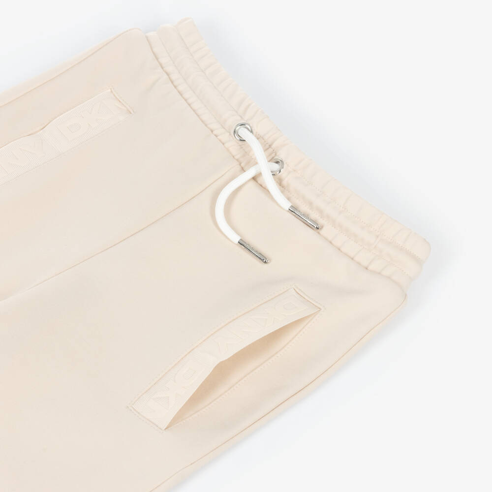 DKNY-بنطلون بيج واسع للبنات من الجيرسيه | Childrensalon Outlet