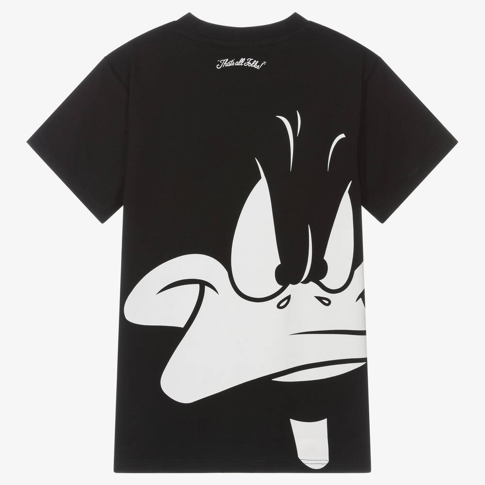 DKNY-Черное хлопковое платье Looney Tunes | Childrensalon Outlet