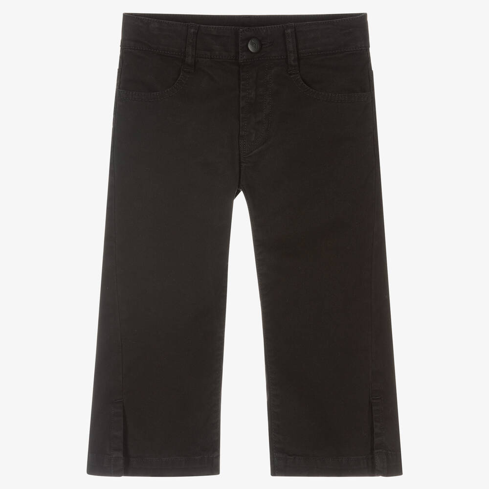 DKNY - Girls Black Flared Jeans | Childrensalon