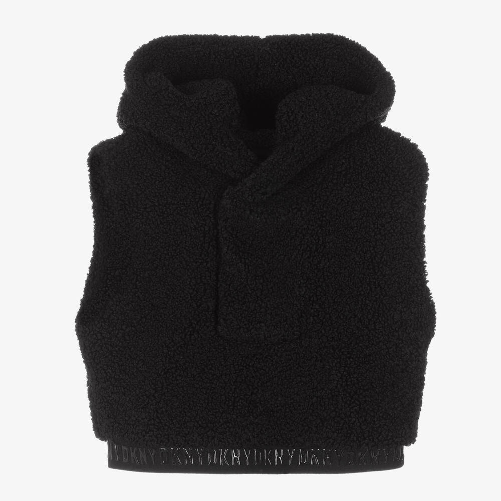 Dkny white fluffy hoodie sales