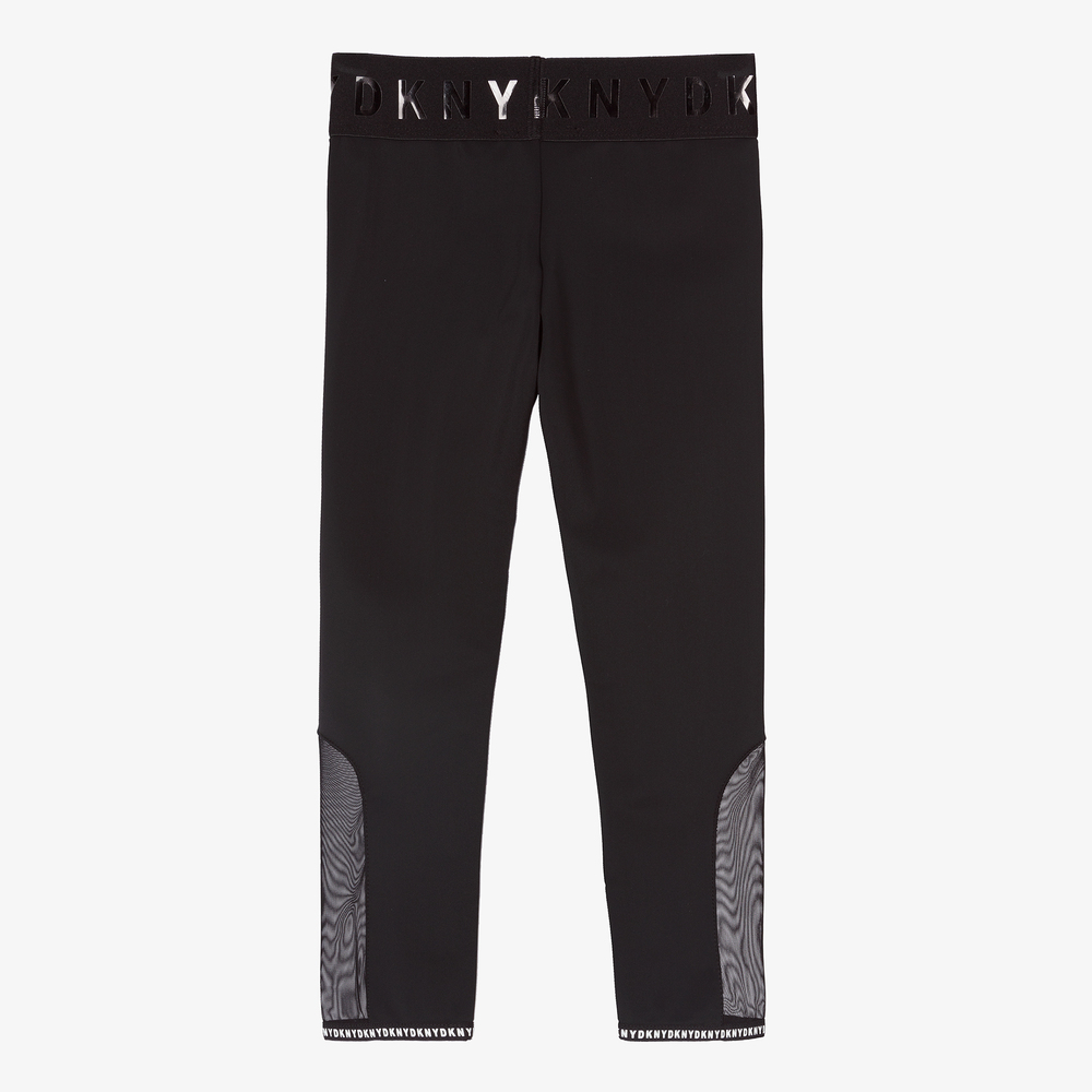 DKNY - Girls Black Logo Leggings