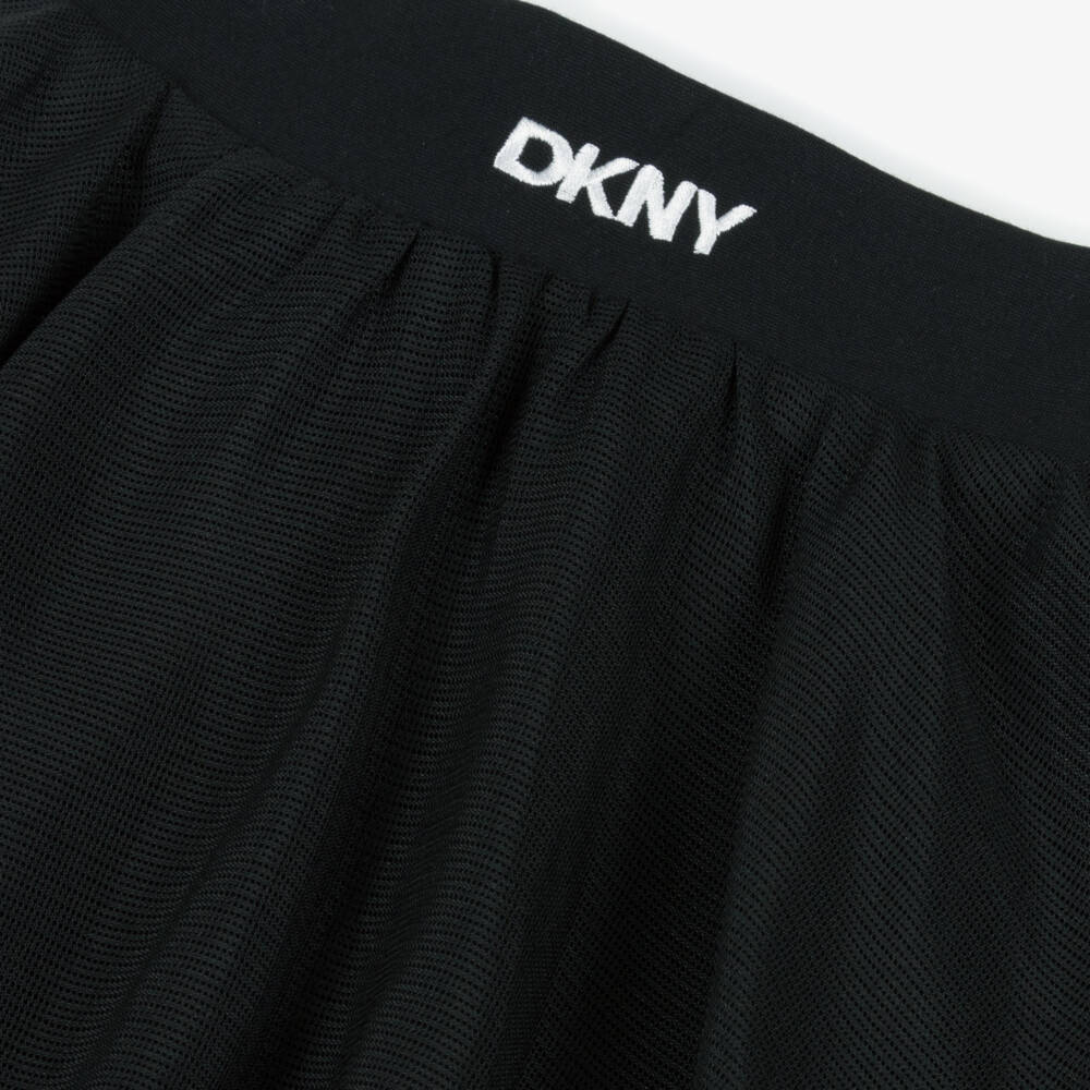 DKNY-Юбка черная многослойная для девочек | Childrensalon Outlet