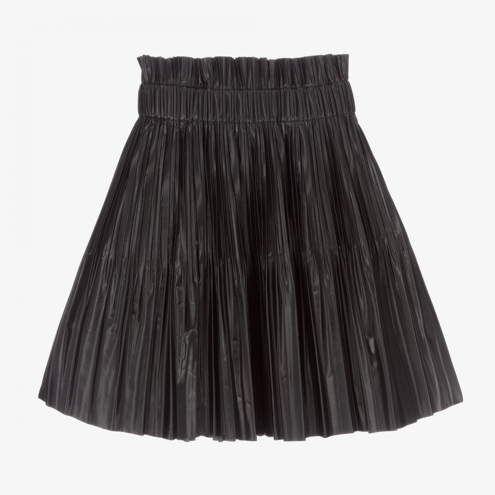 DKNY-Черная плиссированная юбка для девочек | Childrensalon Outlet