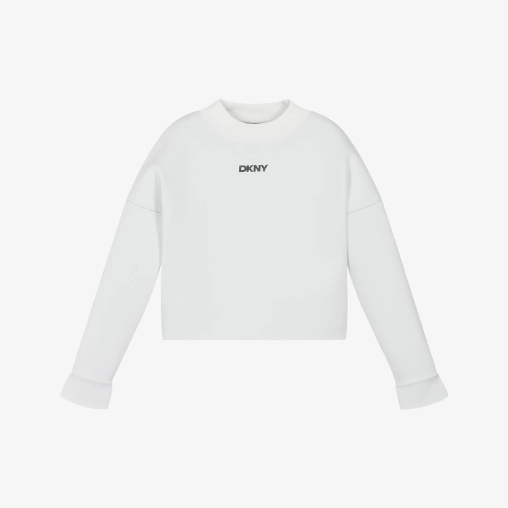 DKNY-Girls Black & White Reversible Sweater | Childrensalon Outlet