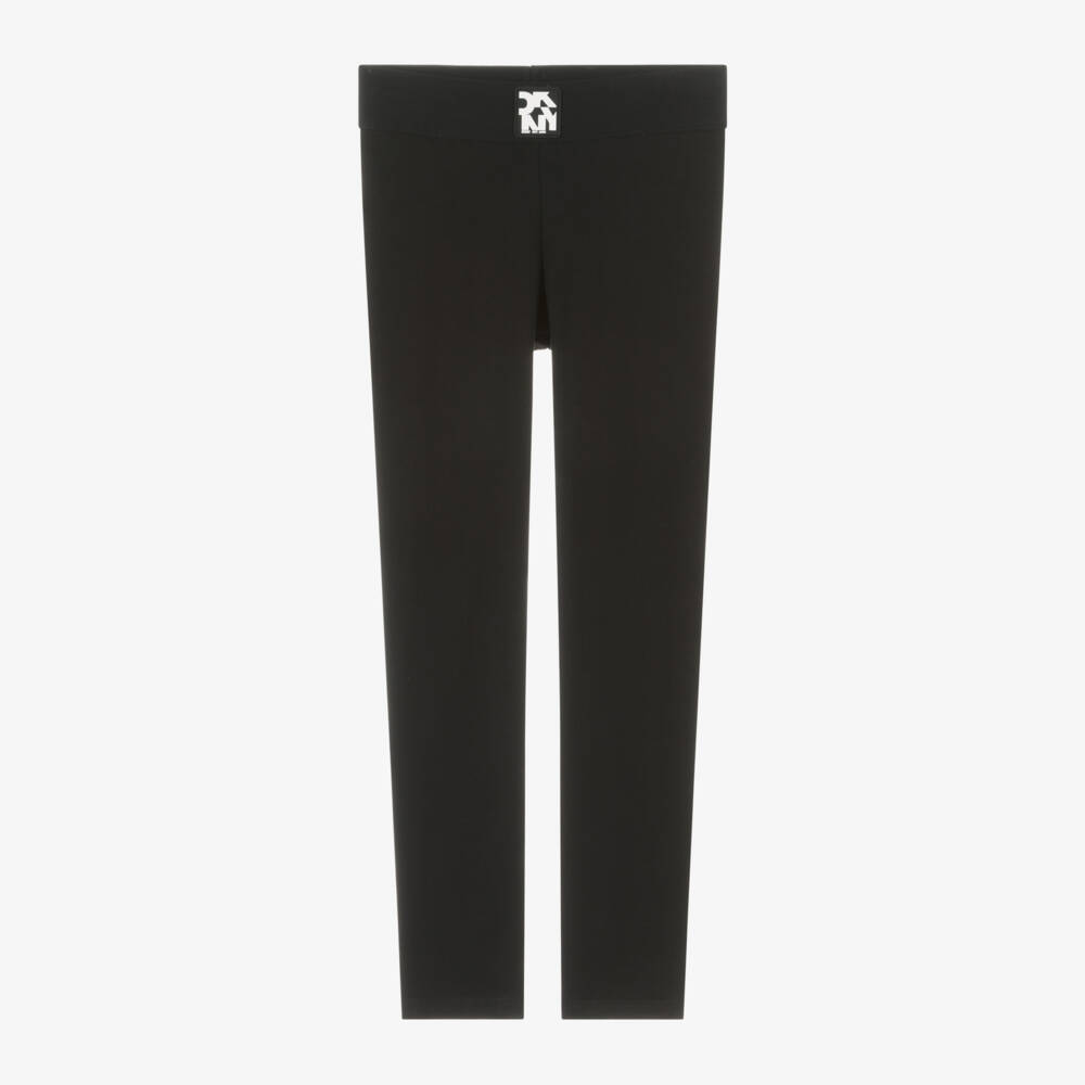 DKNY-Girls Charcoal Soft Knit Leggings | Childrensalon Outlet