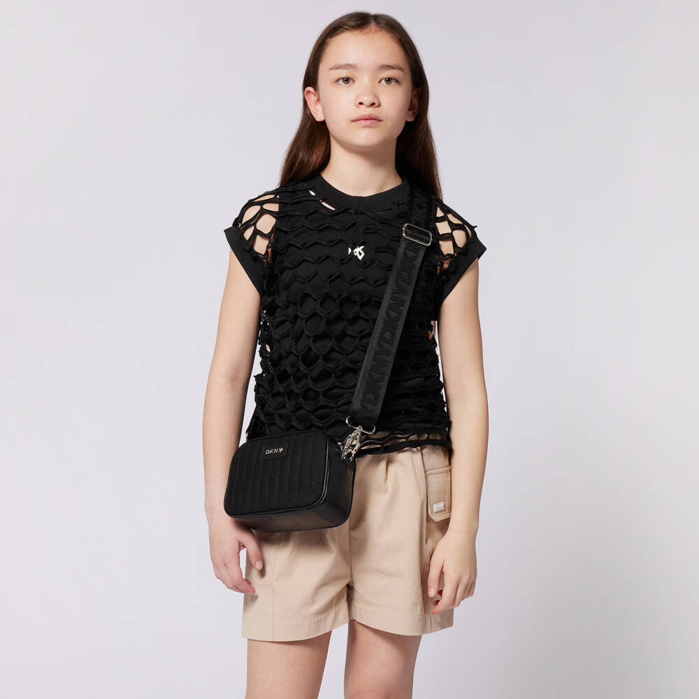 DKNY-Girls Classic Beige Summer Shorts | Childrensalon Outlet