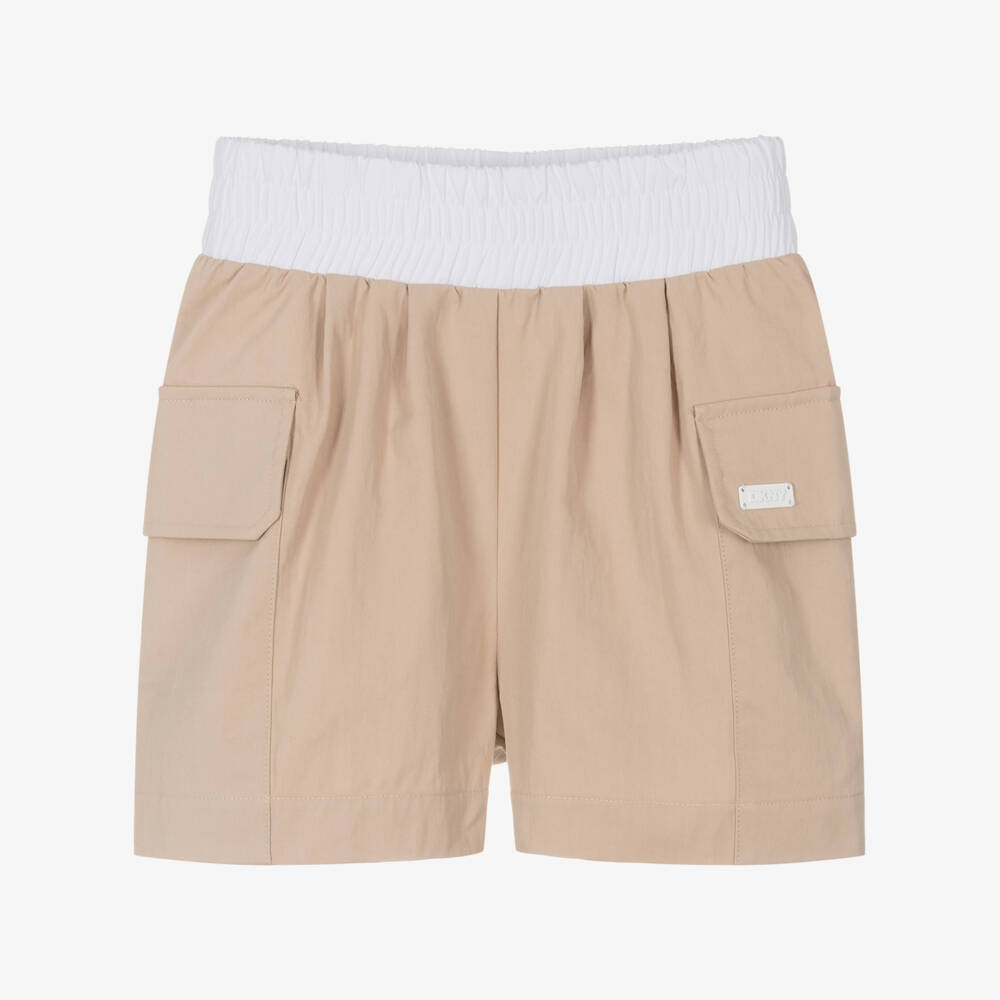 DKNY-Классические бежевые шорты для девочек на лето | Childrensalon Outlet