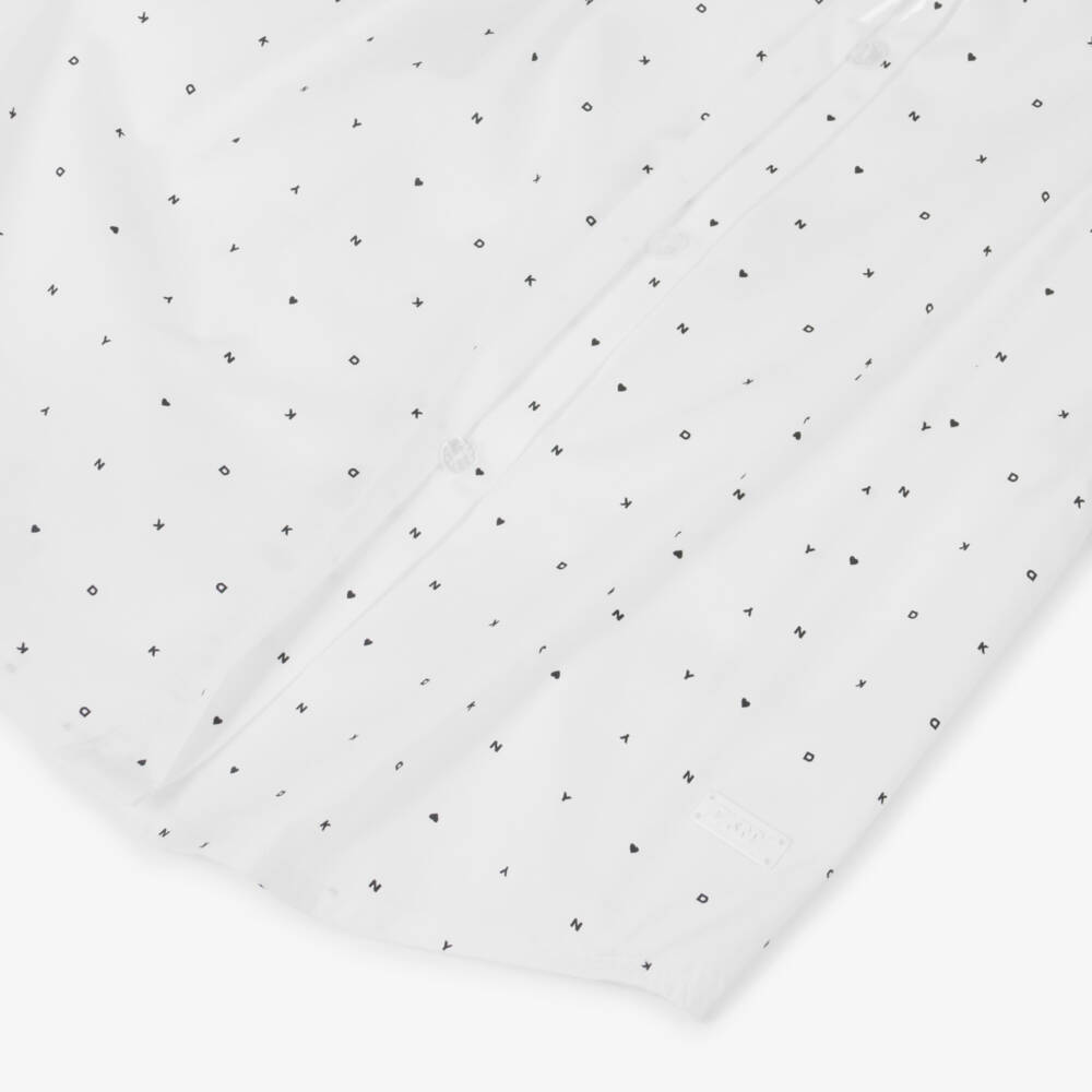 DKNY-Girls Cotton Shirt Dress in White | Childrensalon Outlet