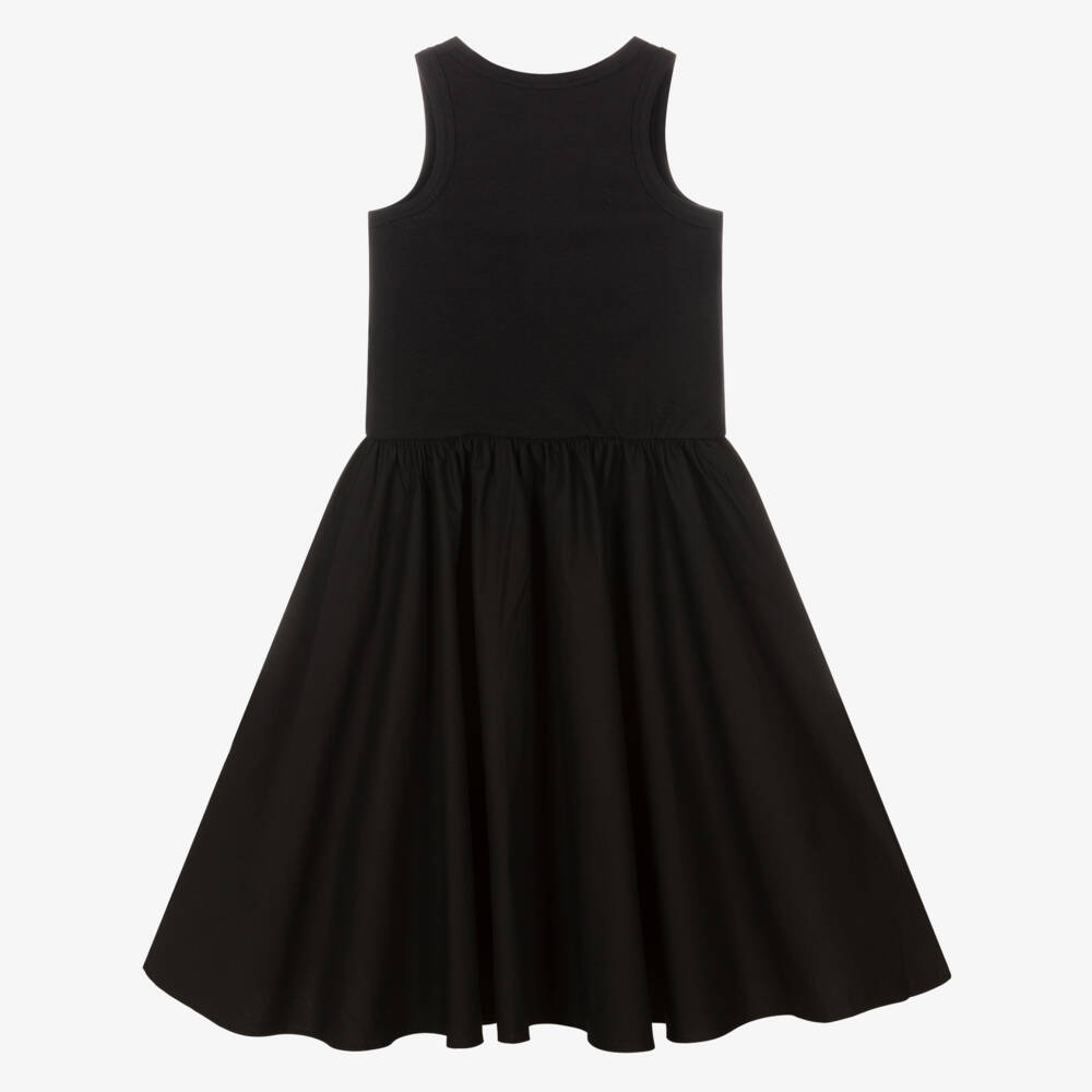 DKNY-Girls Elegant Black Midi Dress | Childrensalon Outlet