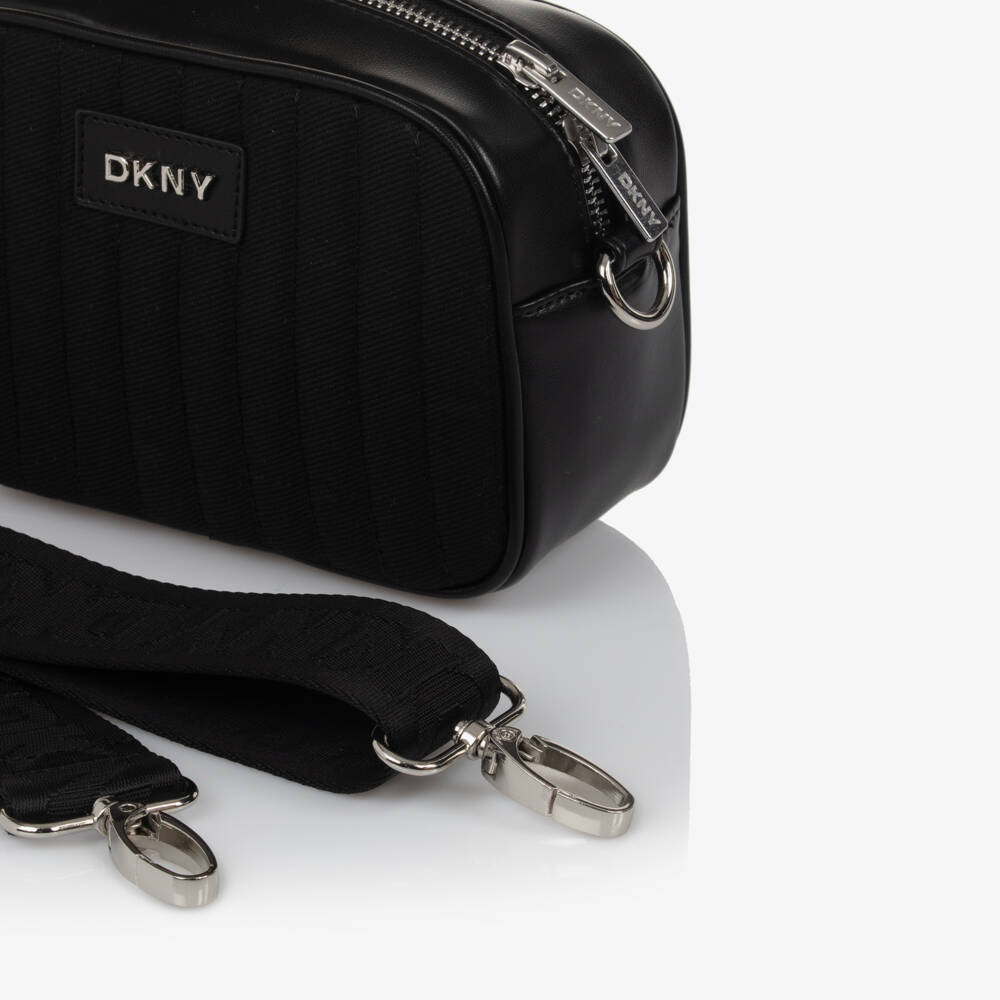 DKNY-Girls Elegant Black Quilted Handbag | Childrensalon Outlet