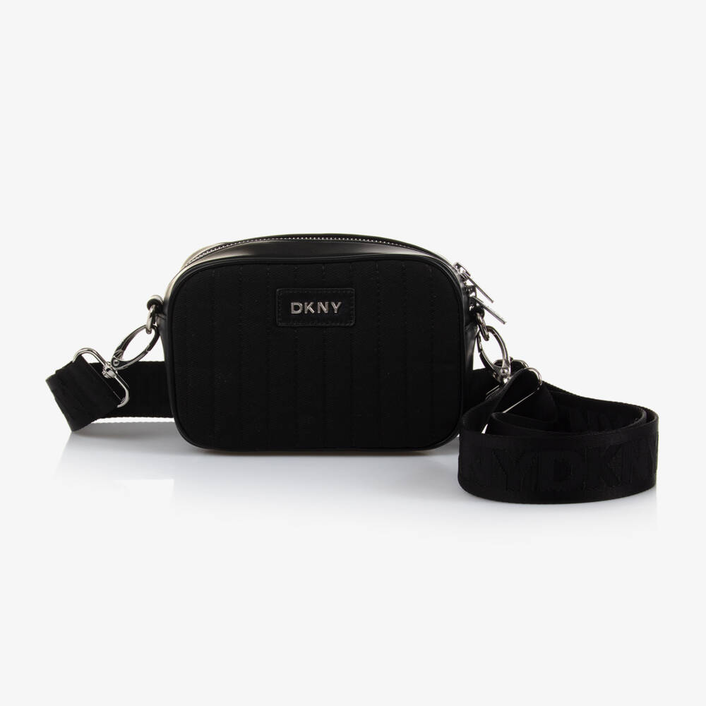 DKNY-Girls Elegant Black Quilted Handbag | Childrensalon Outlet