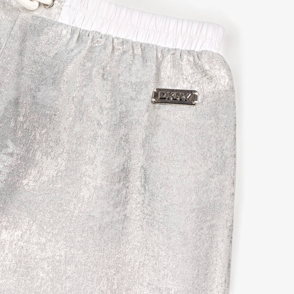 DKNY-Элегантные серые брюки из крепа для девочек | Childrensalon Outlet