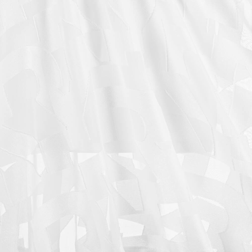 DKNY-Girls Elegant White Lettered Skirt | Childrensalon Outlet